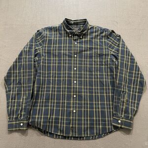 Abercrombie & Fitch Shirt Mens XL Muscle Fit Long Sleeve Button Down Plaid